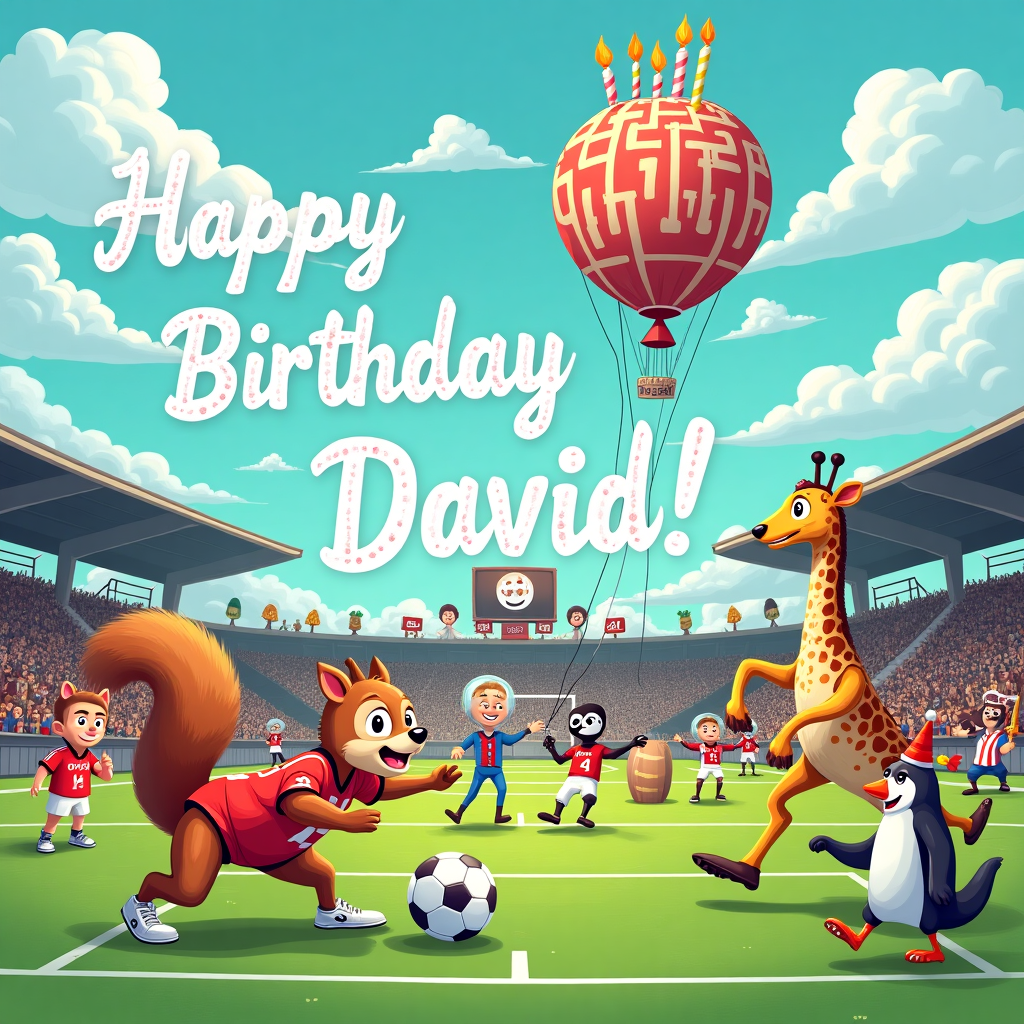 Football Birthday Card