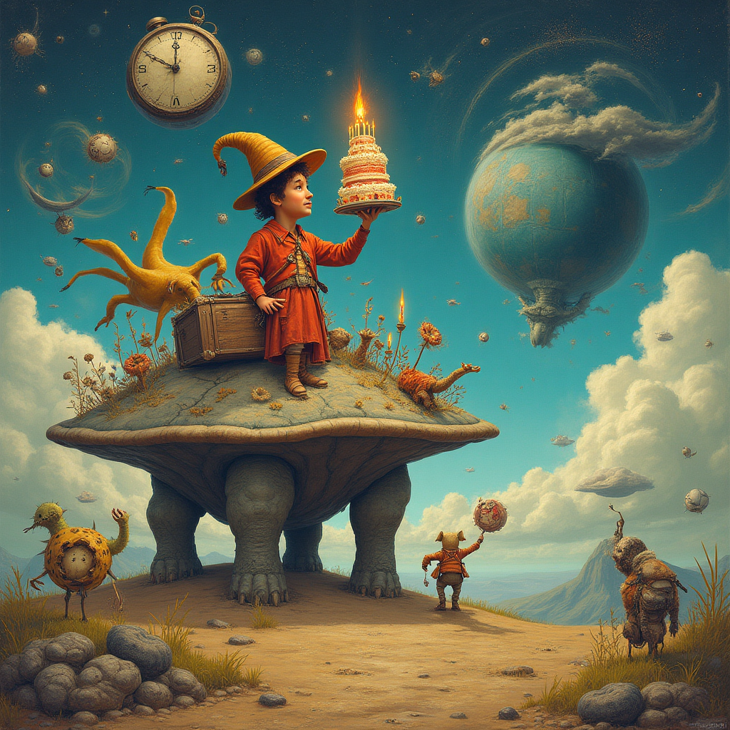 Terry Pratchett Discworld , and Birthday Card