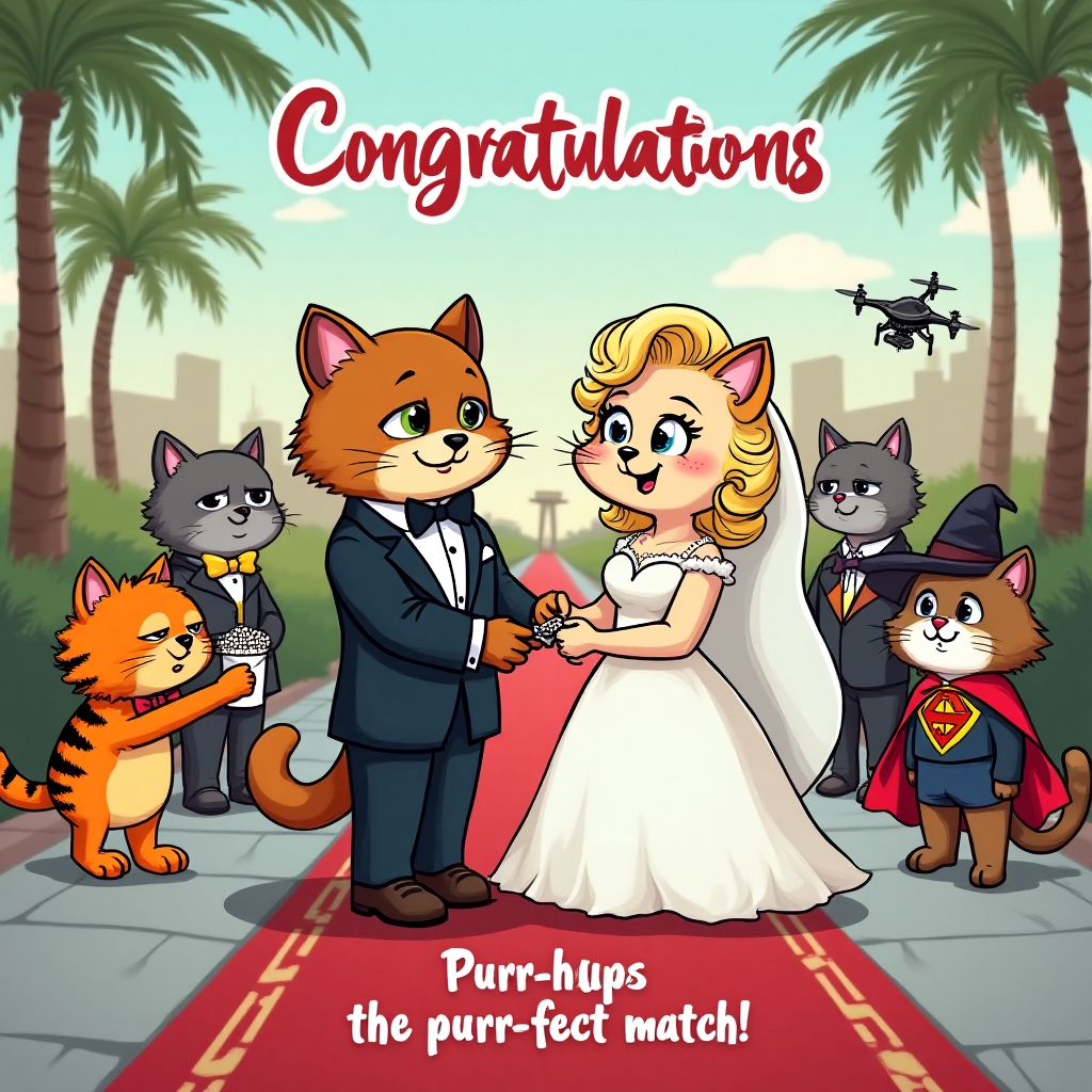 Cats, Movies, and Wedding Card