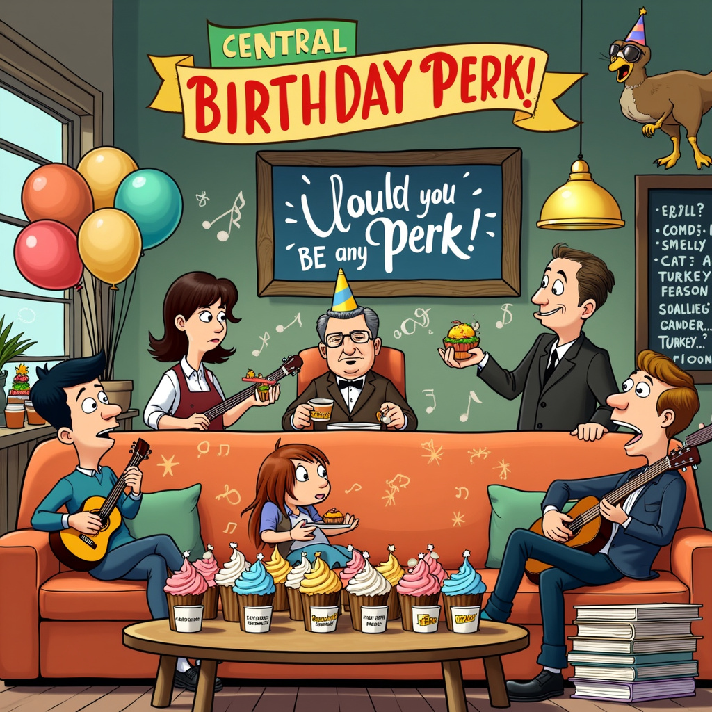 Friends TV show Birthday Card