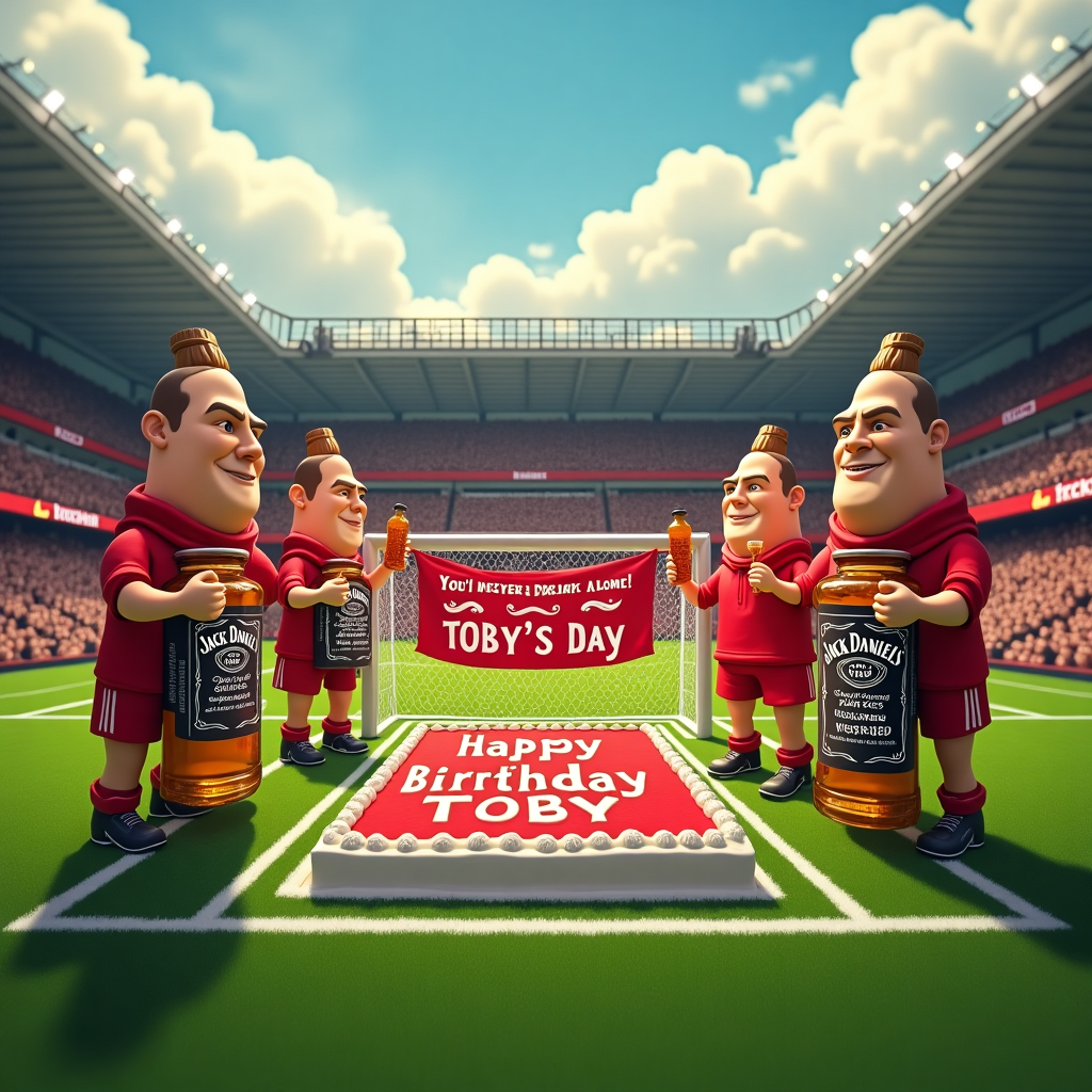 Liverpool Football Club , and Jack Daniels Birthday Card