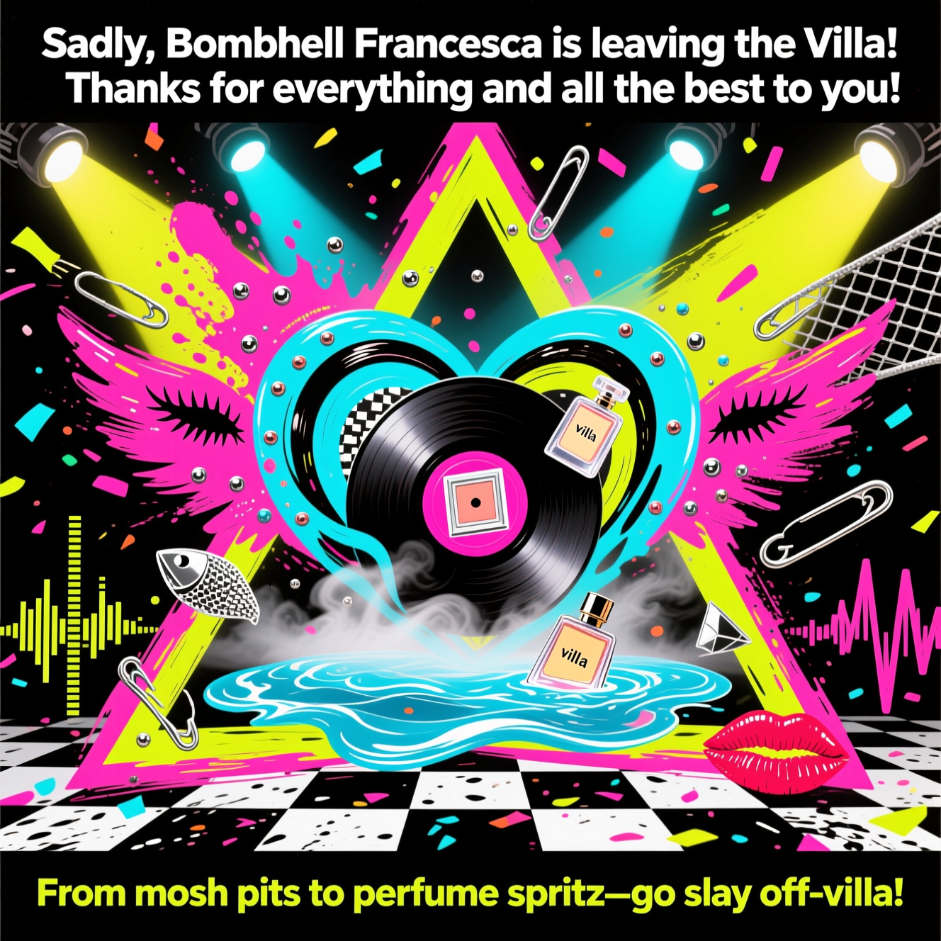 Concerts, Makeup, Perfume, Love Island, Edgy Alternative Fashion, and Farewell Card