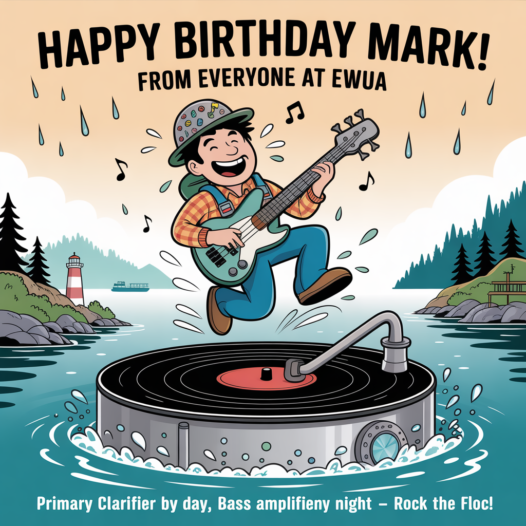 Water Treatment Operator, Living on an island in pacific northwest, Plays in a band, and Birthday Card