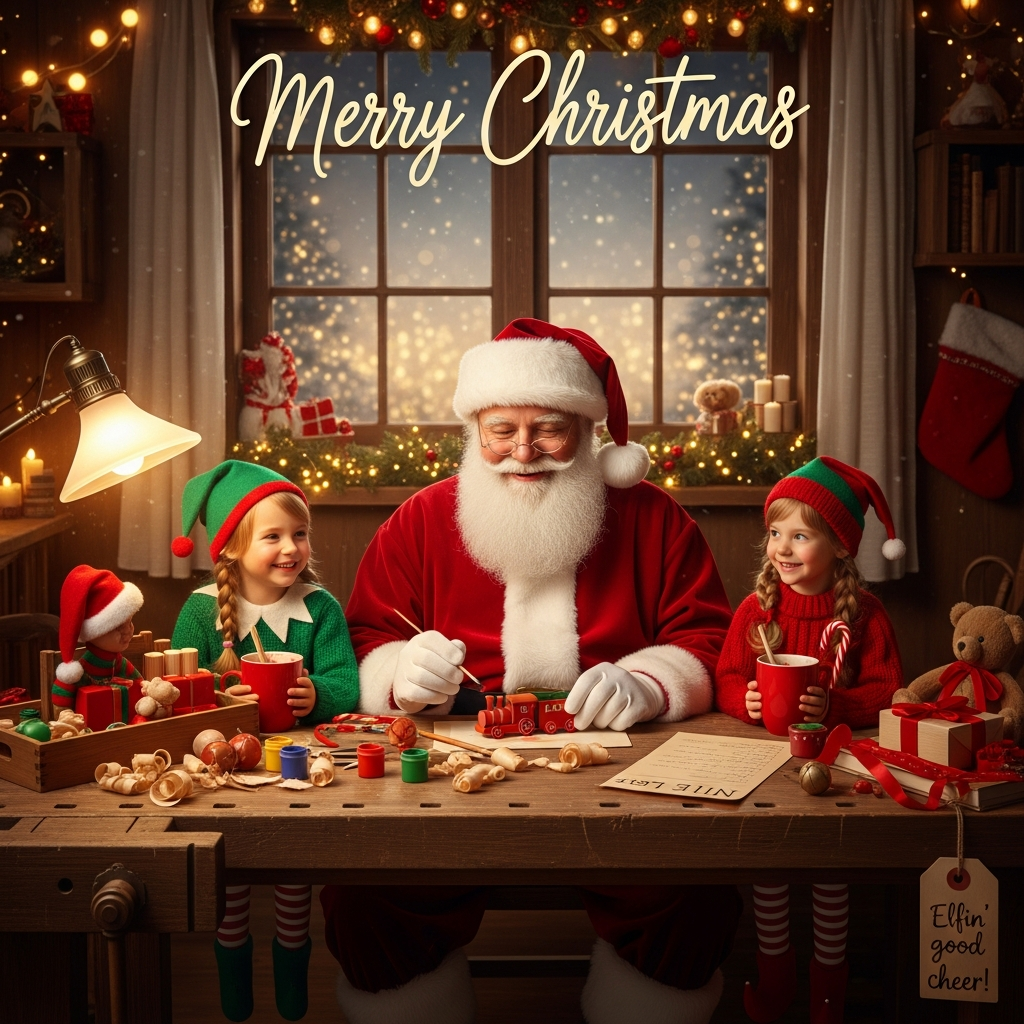 Generated christmas card