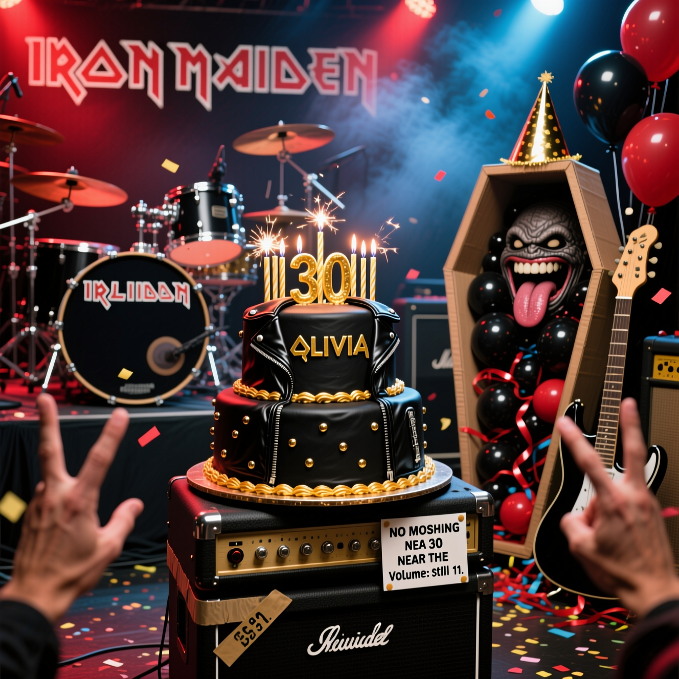 Iron maiden, and Birthday Card