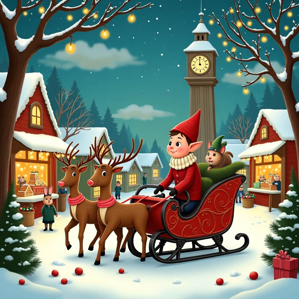 Alfie's Adventure Tokens Christmas Card