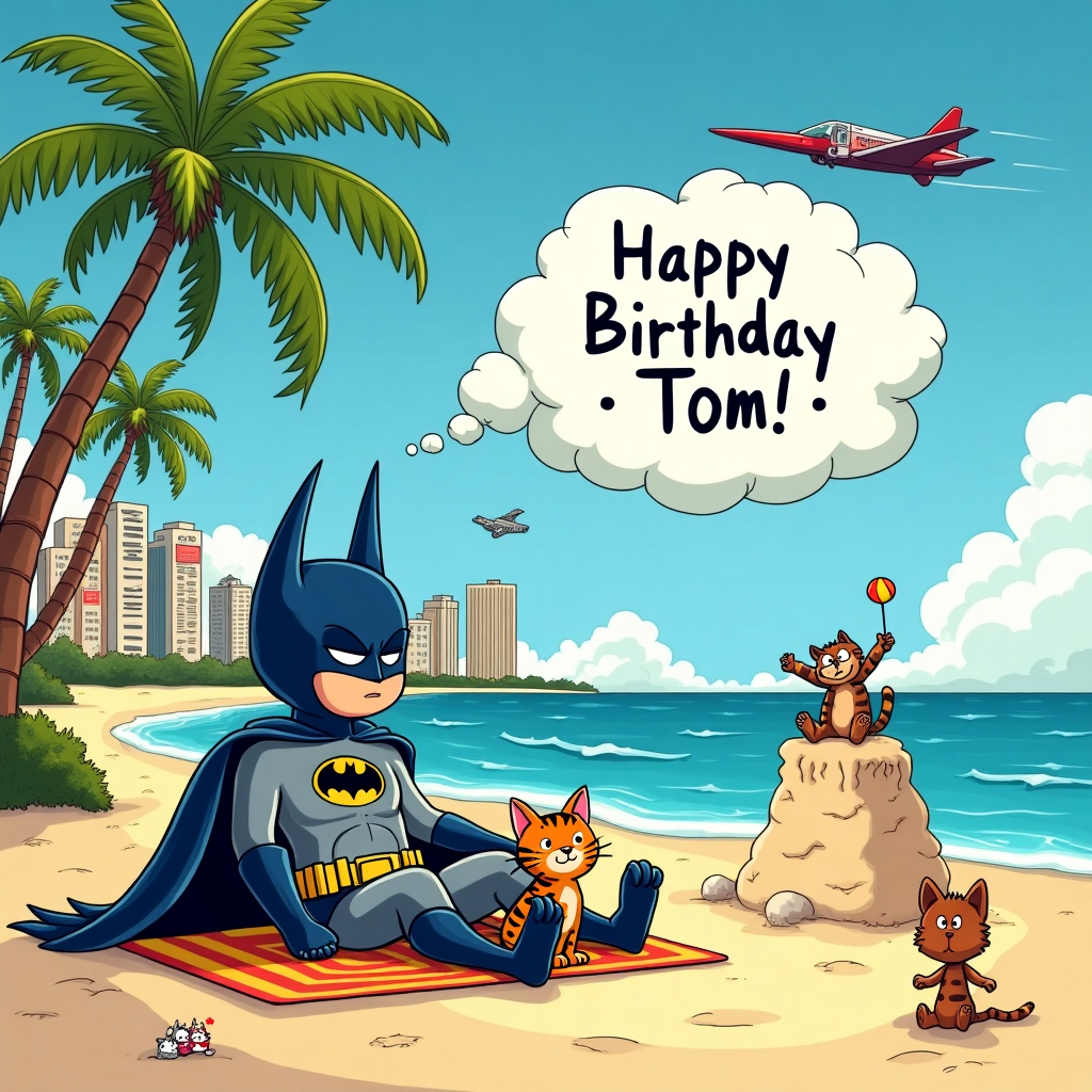 Batman, Bengal cat, Florida , Star wars, and Scenic arts Birthday Card