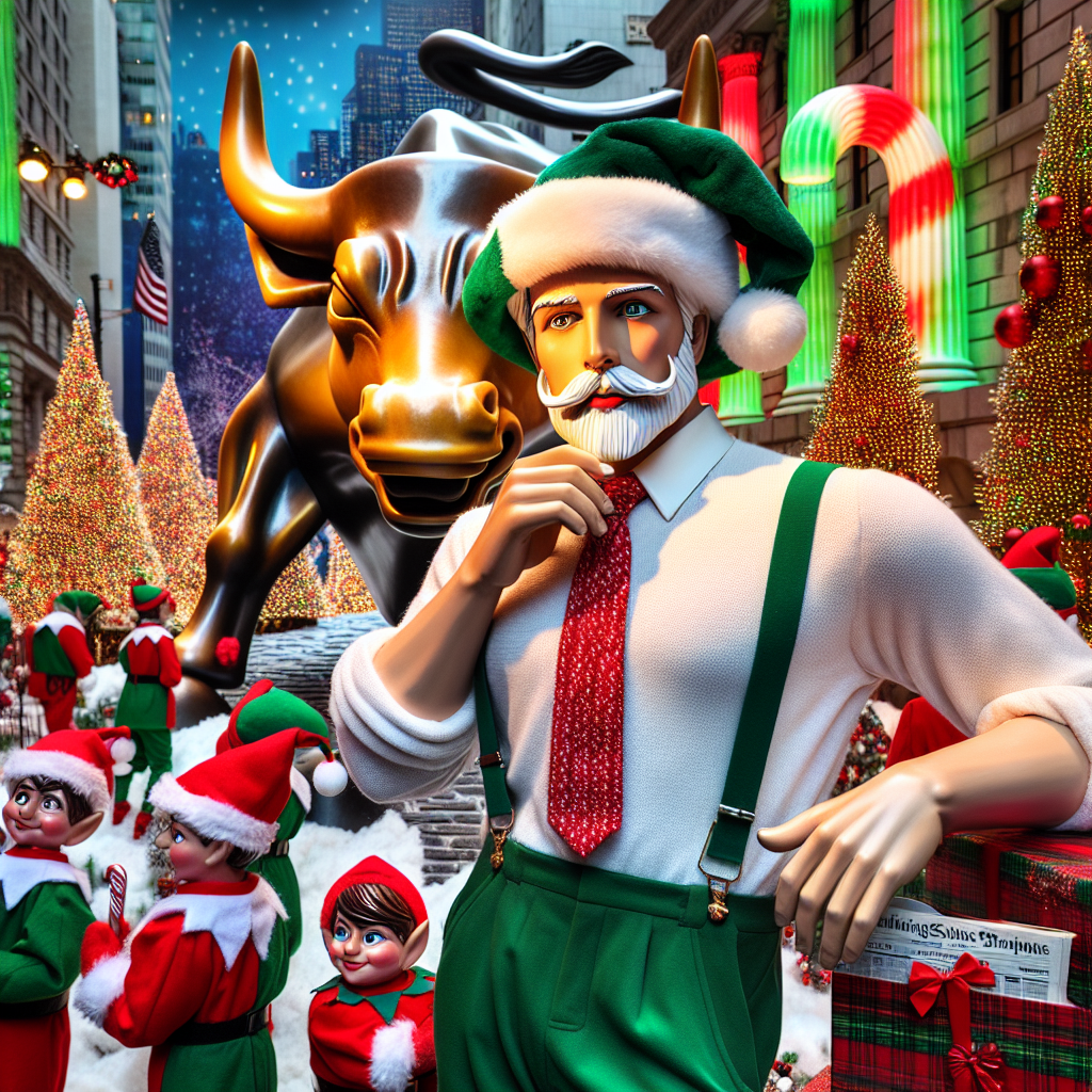 Stock market Christmas Card