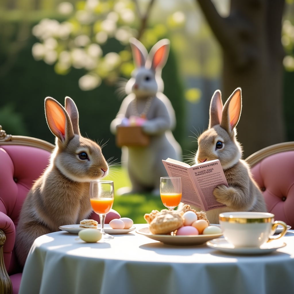 Elegant Easter scene Easter Card