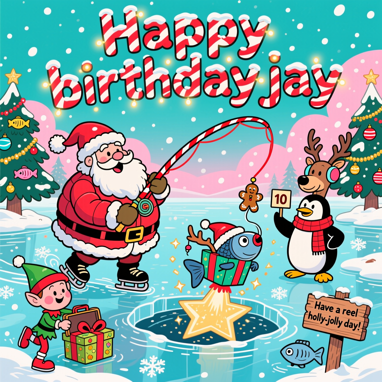 Fishing, and Christmas Card