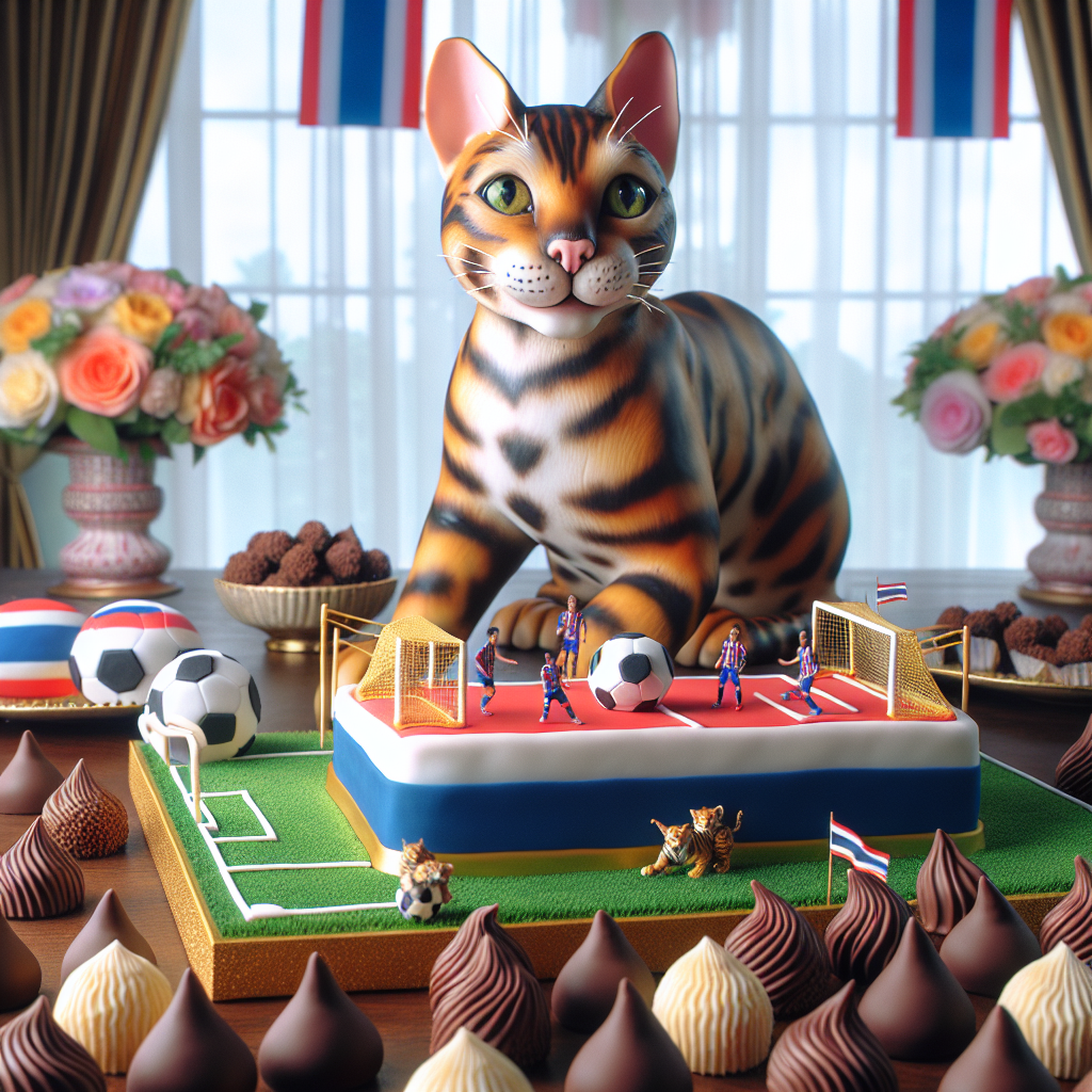 Bengal cats, Soccer, Thailand, and Chocolate Birthday Card