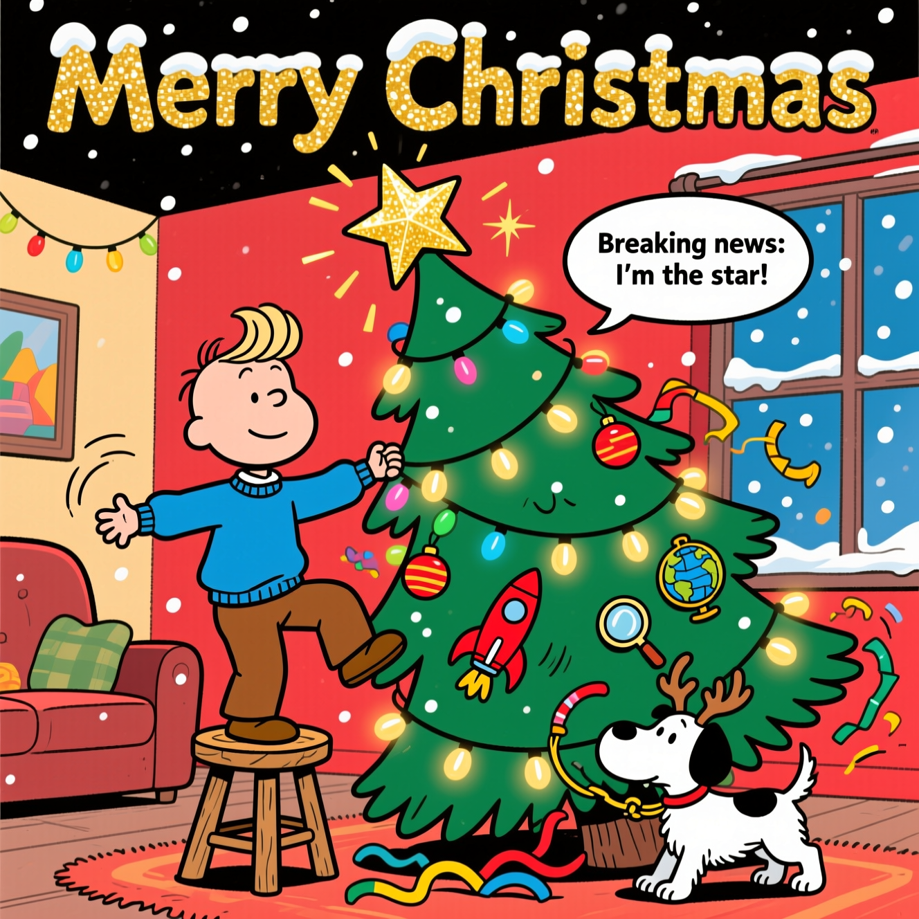 Generated christmas card