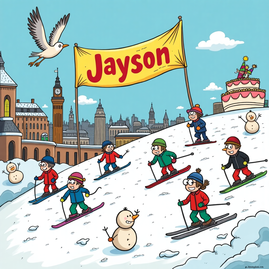 Love ski, live in liverpool Birthday Card