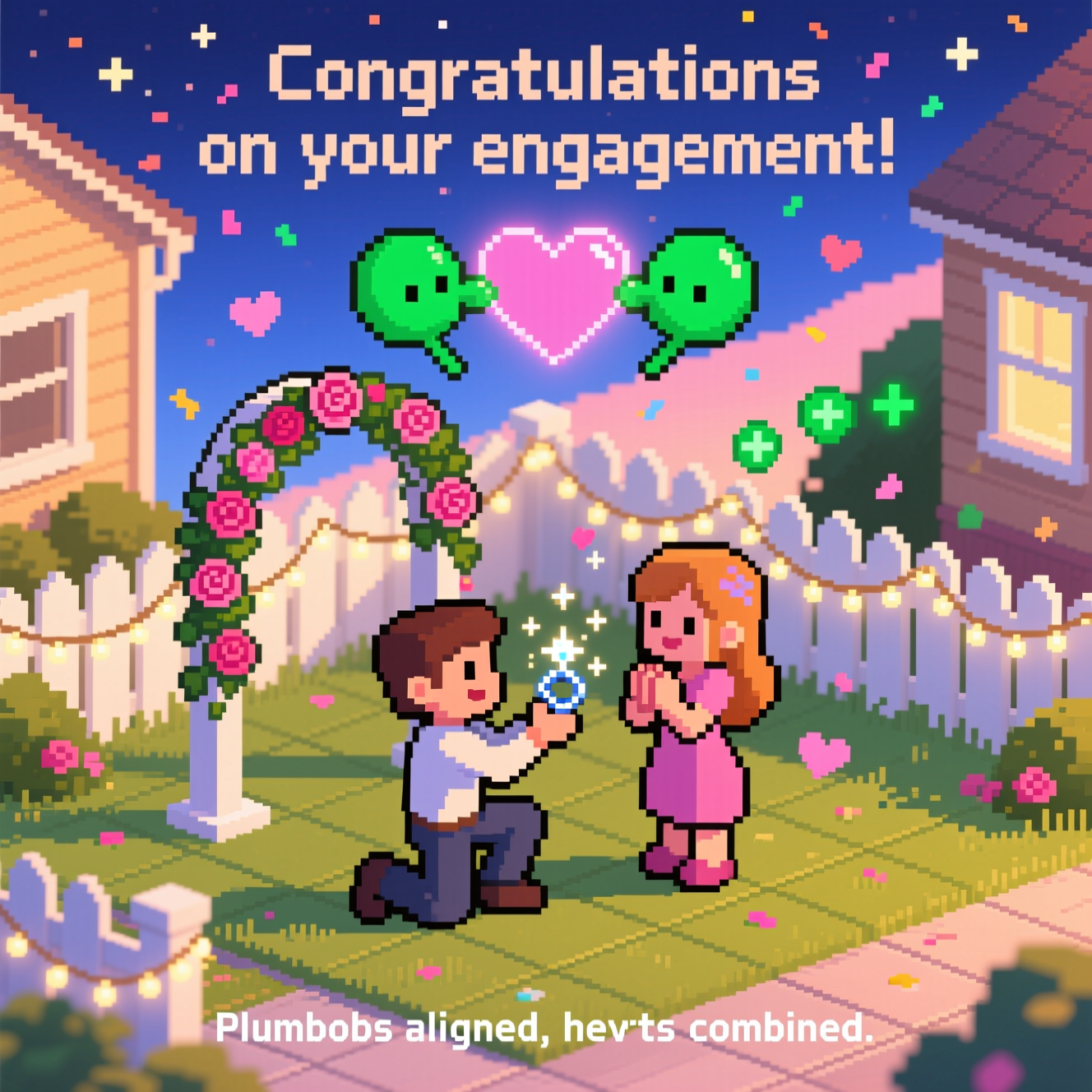 The Sims, and Congratulations Card