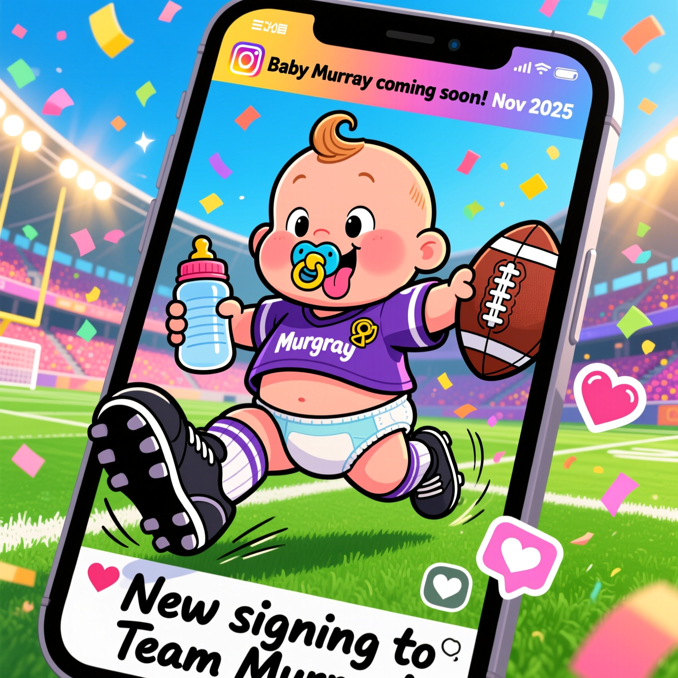 Football baby boy,instagram, and New-baby Card