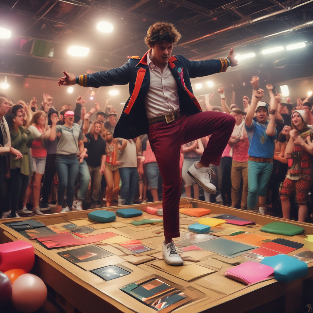 Back to the Future, breakdancing Birthday Card