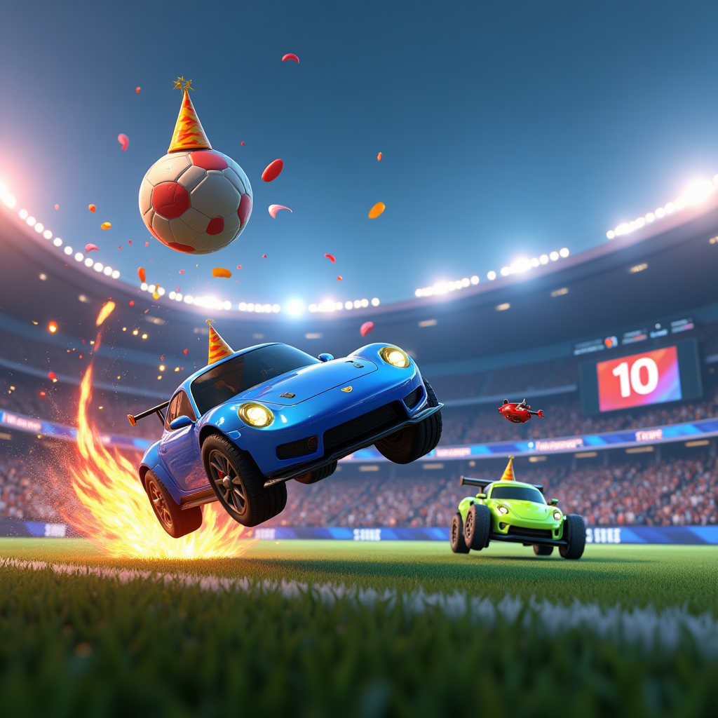 Rocket League , Soccer, Fast cars, and Birthday Card