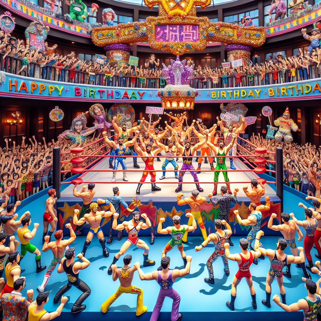 Wrestling, and Boybands Birthday Card