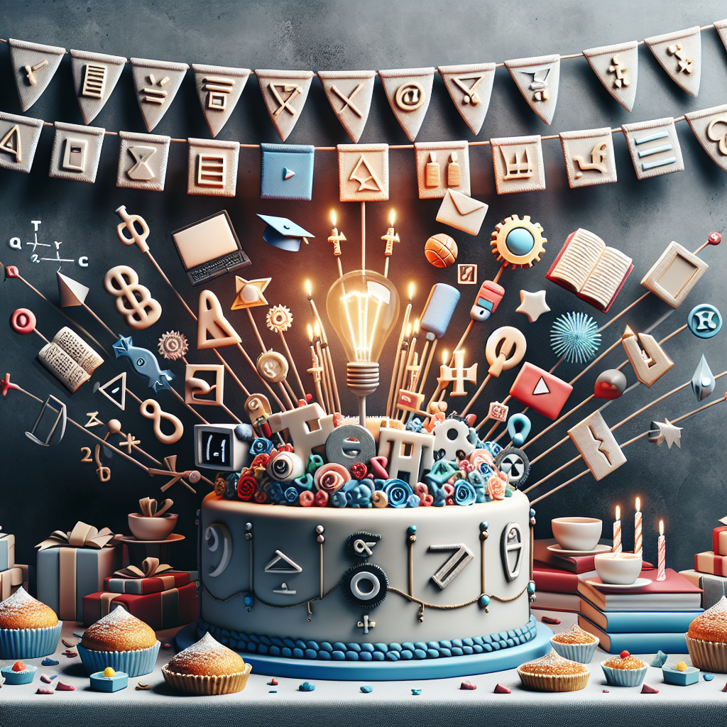 Switch, Maths, Reading, and Youtube Birthday Card