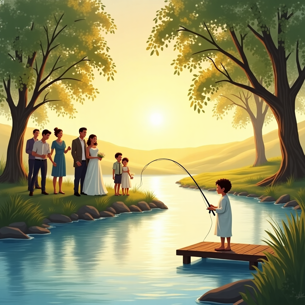 Baptism, Fishing, and Congratulations Card