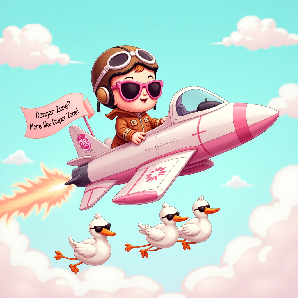 And for a baby girl use from the movie top gun for a baby announcement New-baby Card