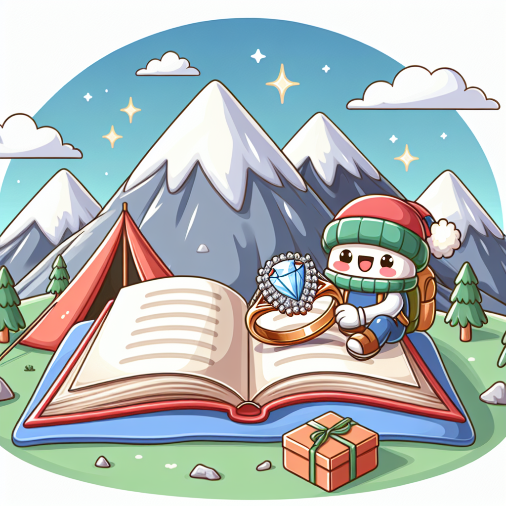 A delightful scene in a cute vector design illustrating a joyful character at the summit of a mountain, having organized a snug camp. Around the individual, there are structures akin to interlocking plastic bricks. Proximate to the camping area, an open book lies on a blanket, symbolizing the character's fondness for literature. On the book's pages sits a radiant engagement ring, signifying the commencement of a new stage in their life journey.
Generated with these themes: Hiking, camping, lego, reading, engagement.
Made with ❤️ by AI.