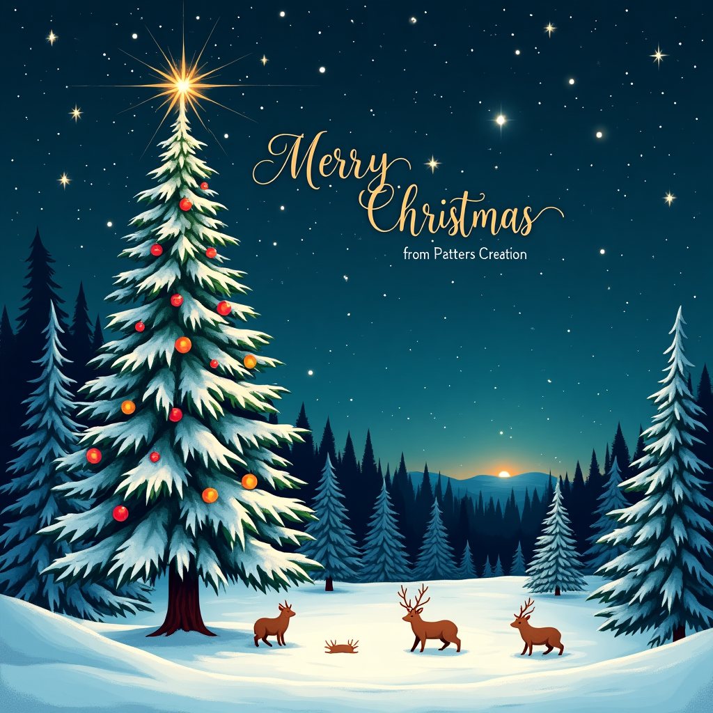 Just a simple christmas card Christmas Card