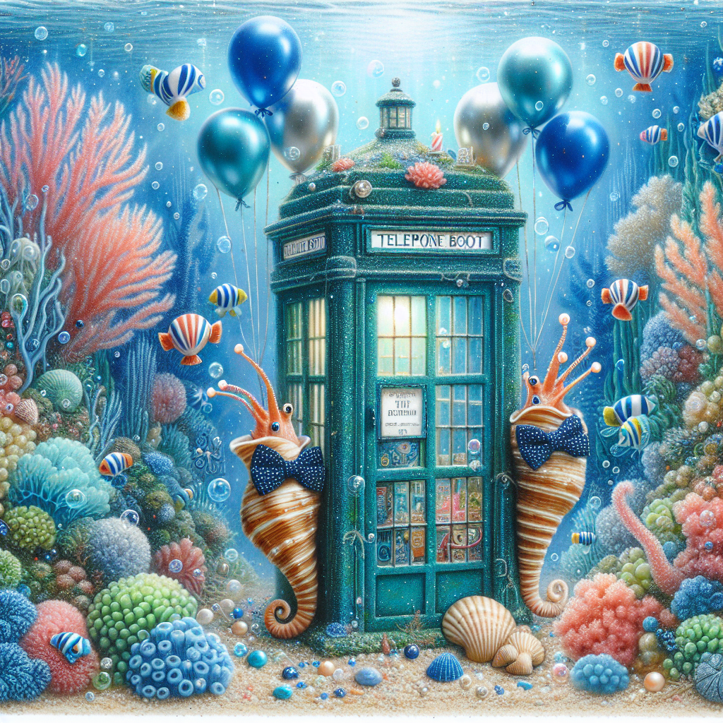 Dr who, and Oysters Birthday Card