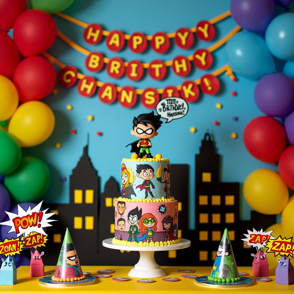 Teen Titans GO Birthday Card