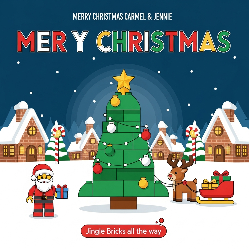 Lego, and Christmas Card