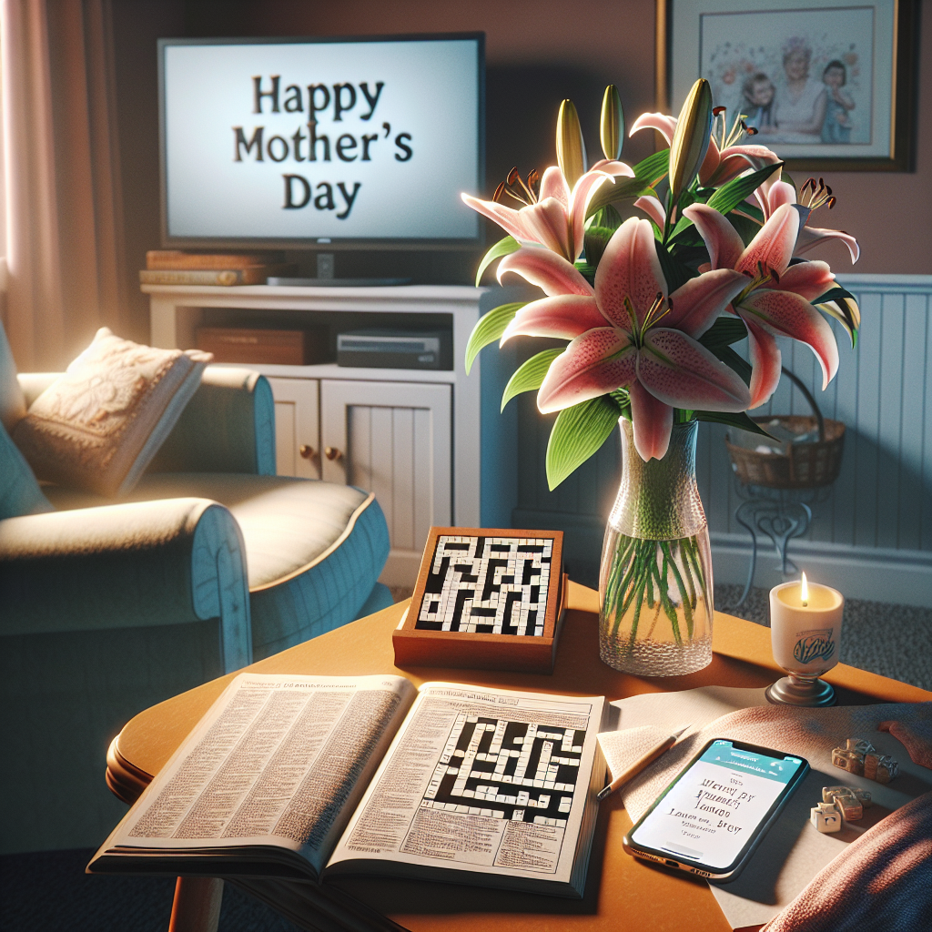 Lambrini, Lillies, Reality TV, Crossword, and Facebook Mothers-day Card