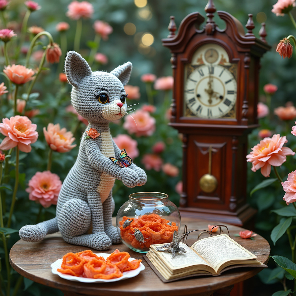 Crochet, Cats, Smoked salmon, and Quizes Birthday Card