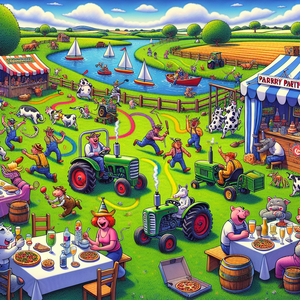 Rugby, Tractors, Farming, Sailing, Gin and tonic, Pizza, and Dancing Birthday Card