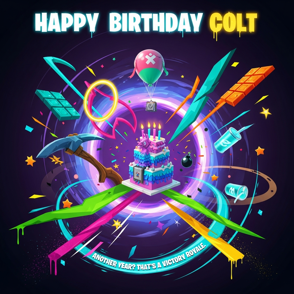 Fortnite, and Birthday Card