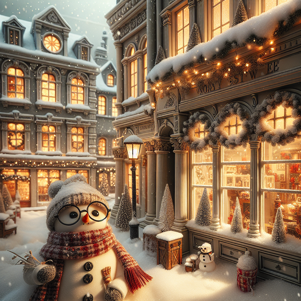 Windows, Glasses, and Architectura Christmas Card