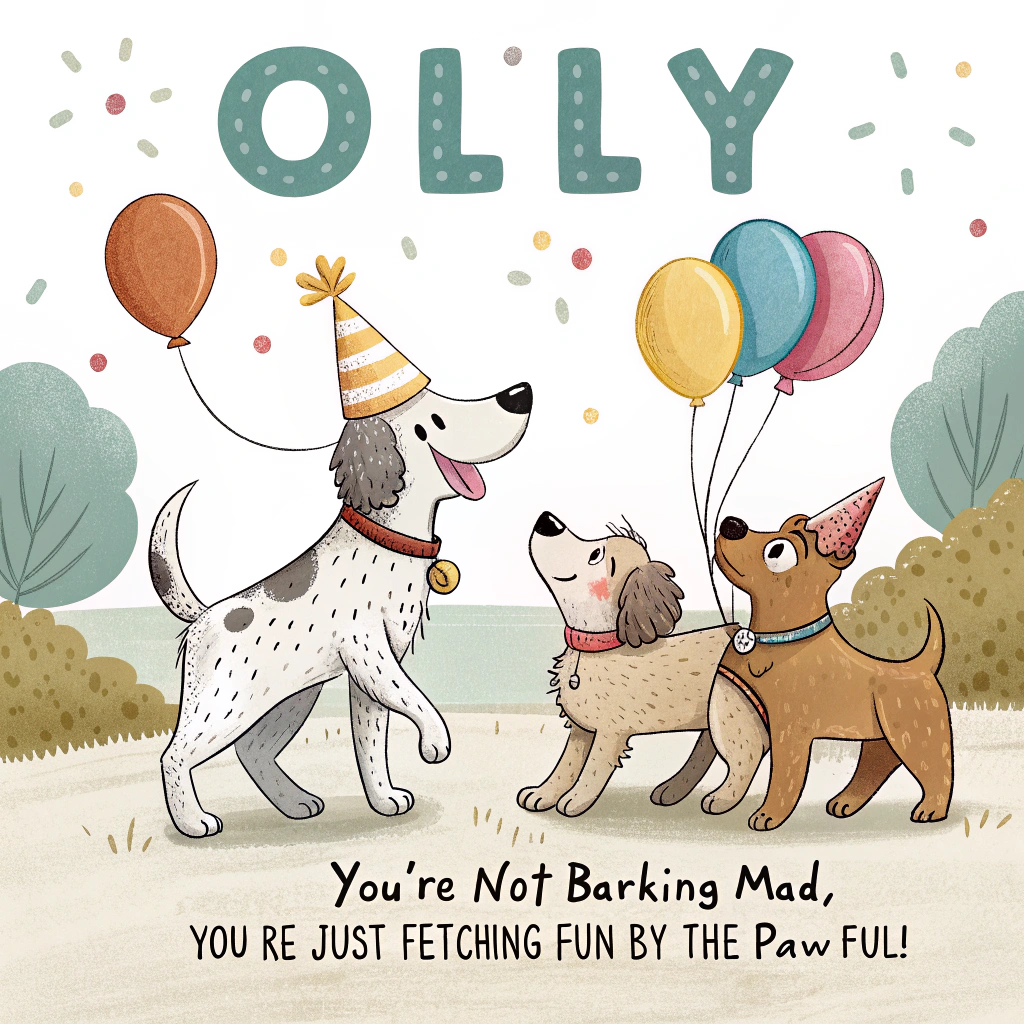 Dogs, and Birthday Card
