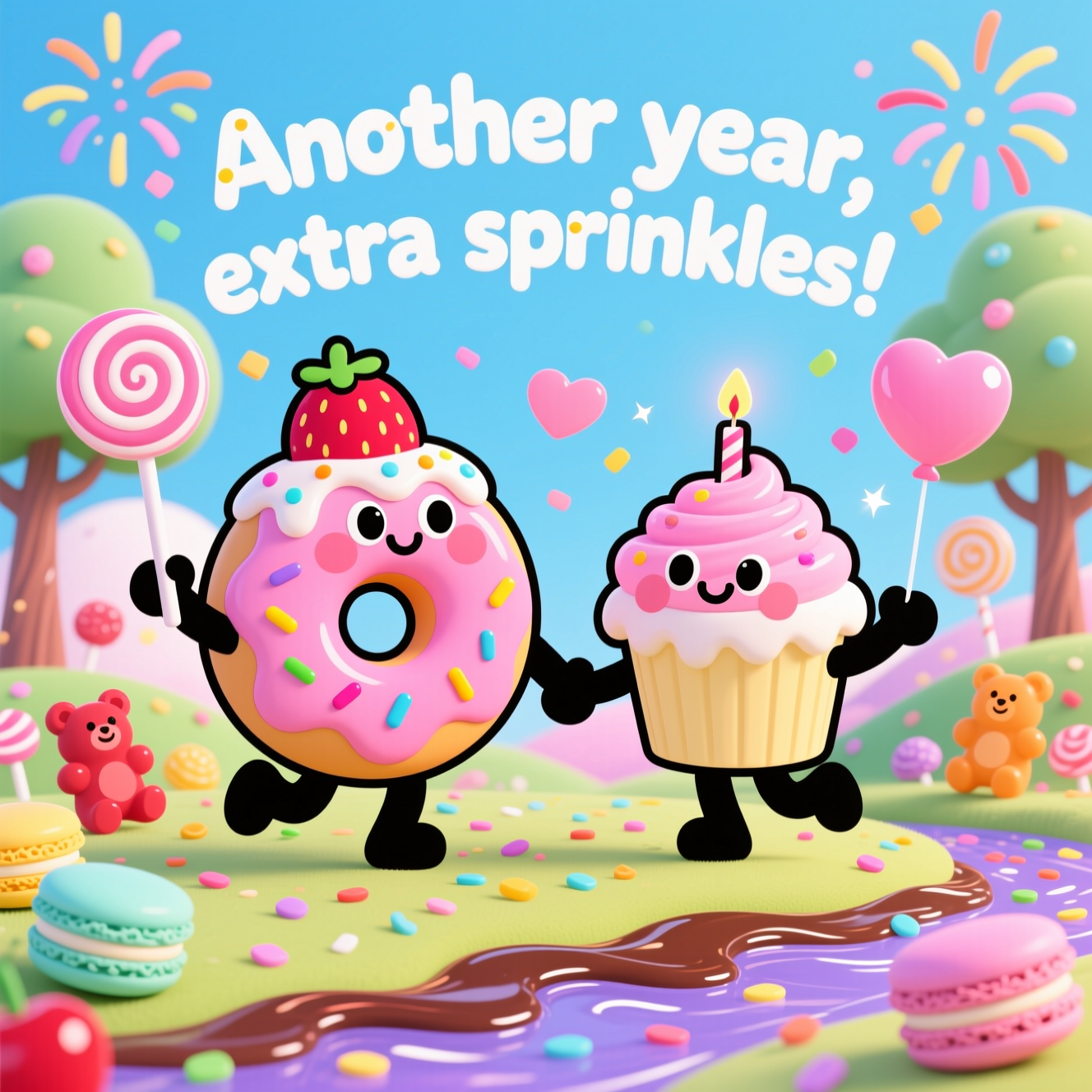 Sweets, and Anniversary Card