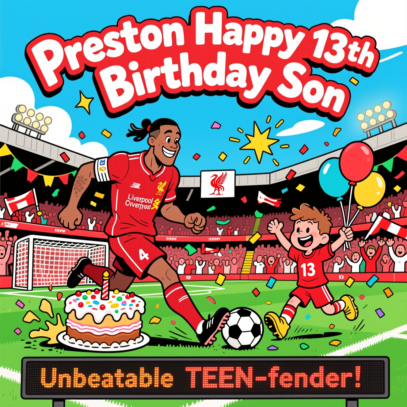 Soccer, Liverpool fc, Virgil van dijk, and Birthday Card