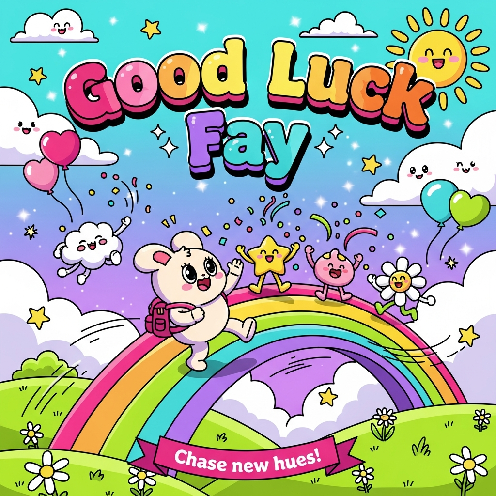 Rainbows , and Farewell Card