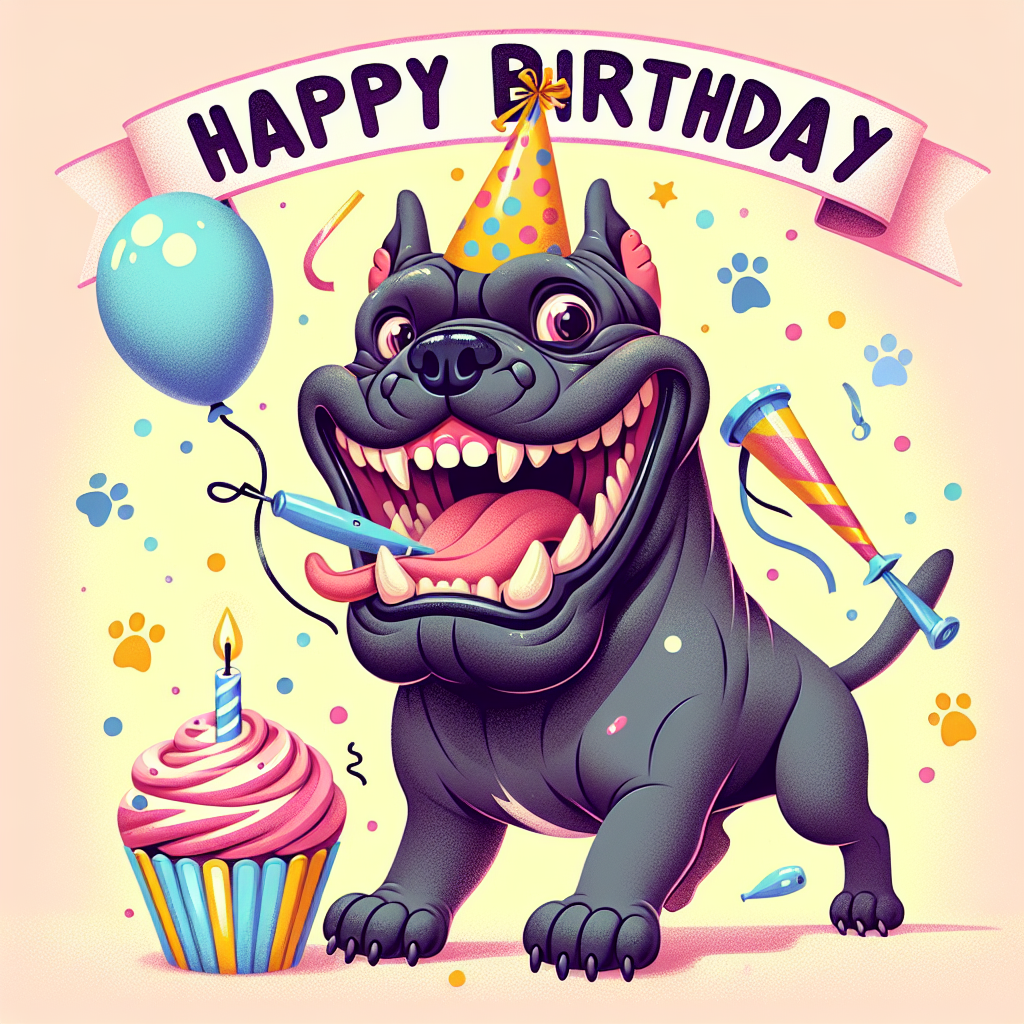Cane Corso Birthday Card