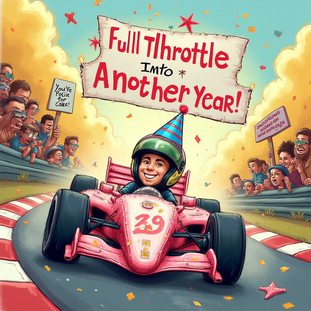 Lando Norris, and Birthday Card