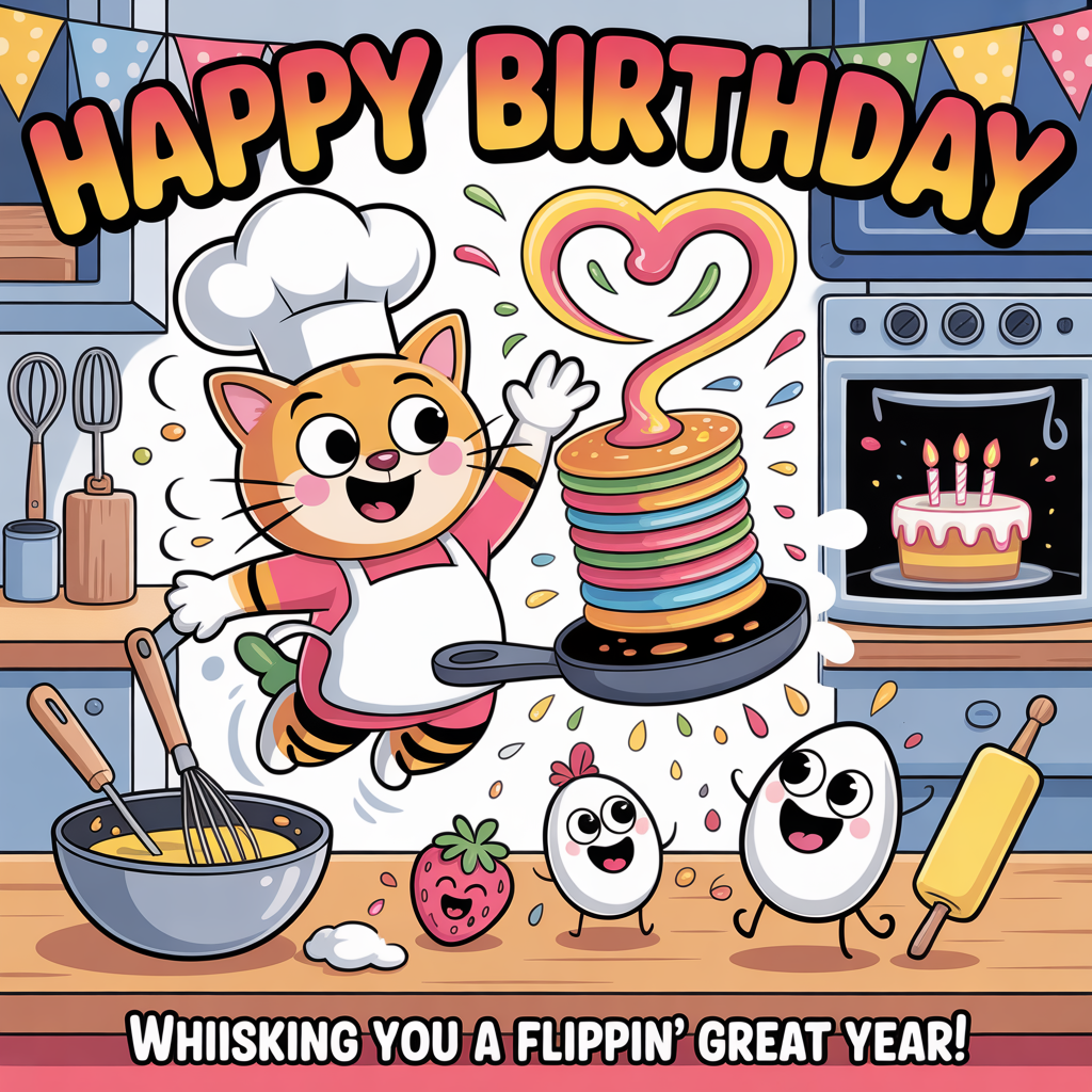 Cooking, and Birthday Card