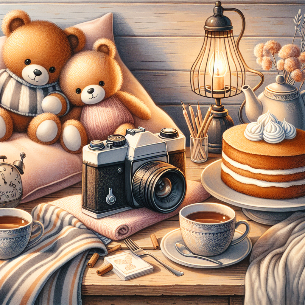 Photography , Cuddles, Being warm and snug, Cake, and Tea Mothers-day Card