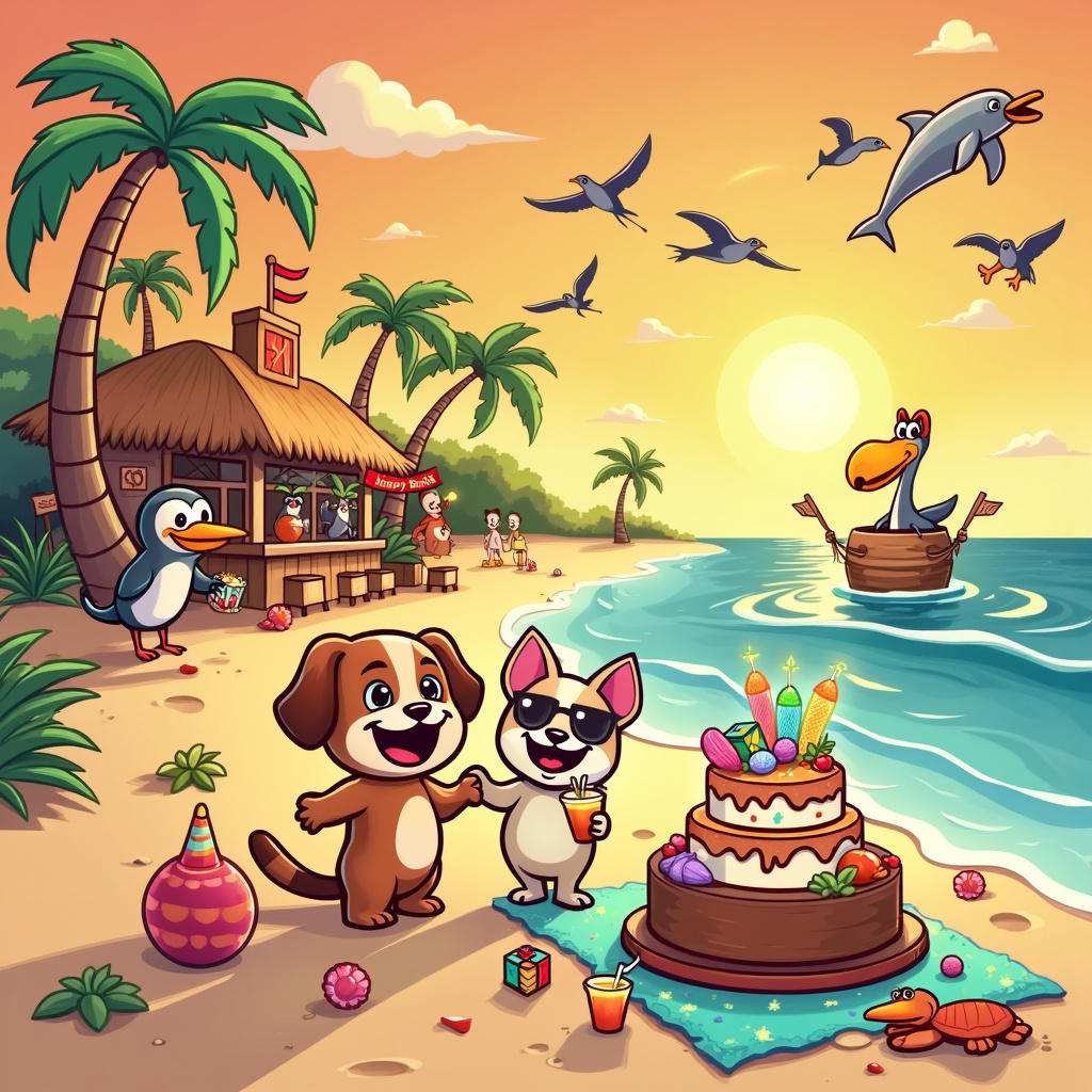 Beach, Holding hands Birthday Card