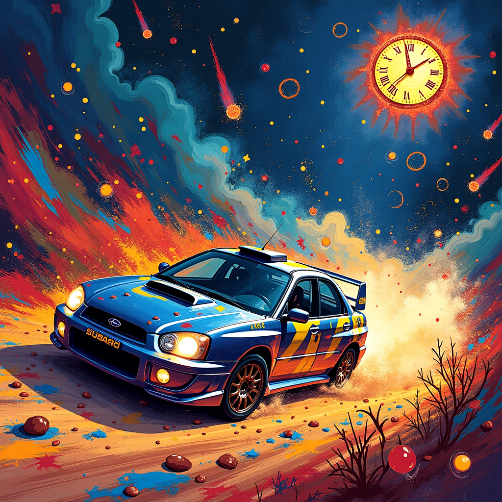 2002 subaru wrx, and New-year Card