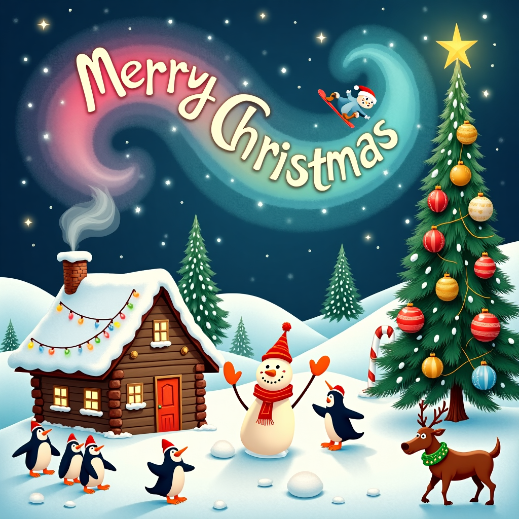 Normal easy to make and beatiful Christmas Card