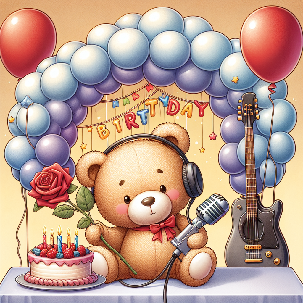 Guns n Roses Birthday Card