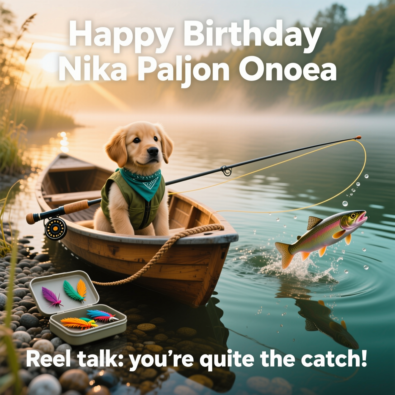 Fly fishing, and Congratulations Card