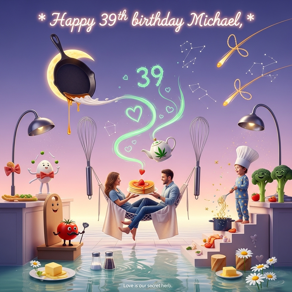 Cooking,, Comedy, His son, Cannabis, His girlfriend, Relaxing, and Birthday Card