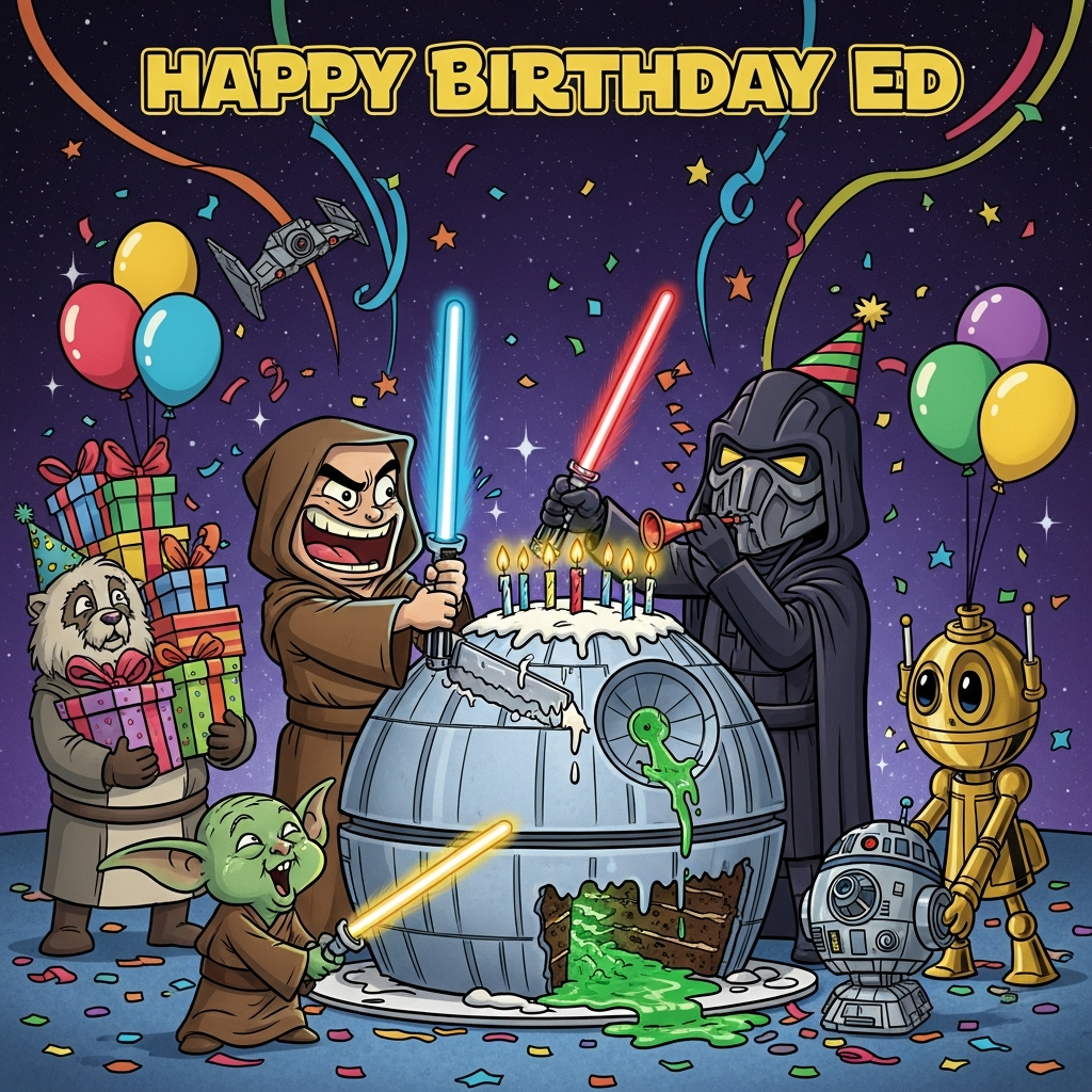 Star wars, and Birthday Card